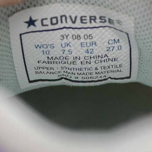 CONVERSE RETRO ONE STAR RUNNING SHOES PURPLE-SILVER-WHITE WOMEN'S SIZE 10 - Picture 5 of 7